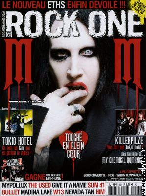 MM fait a couverture de Rock One (2007)